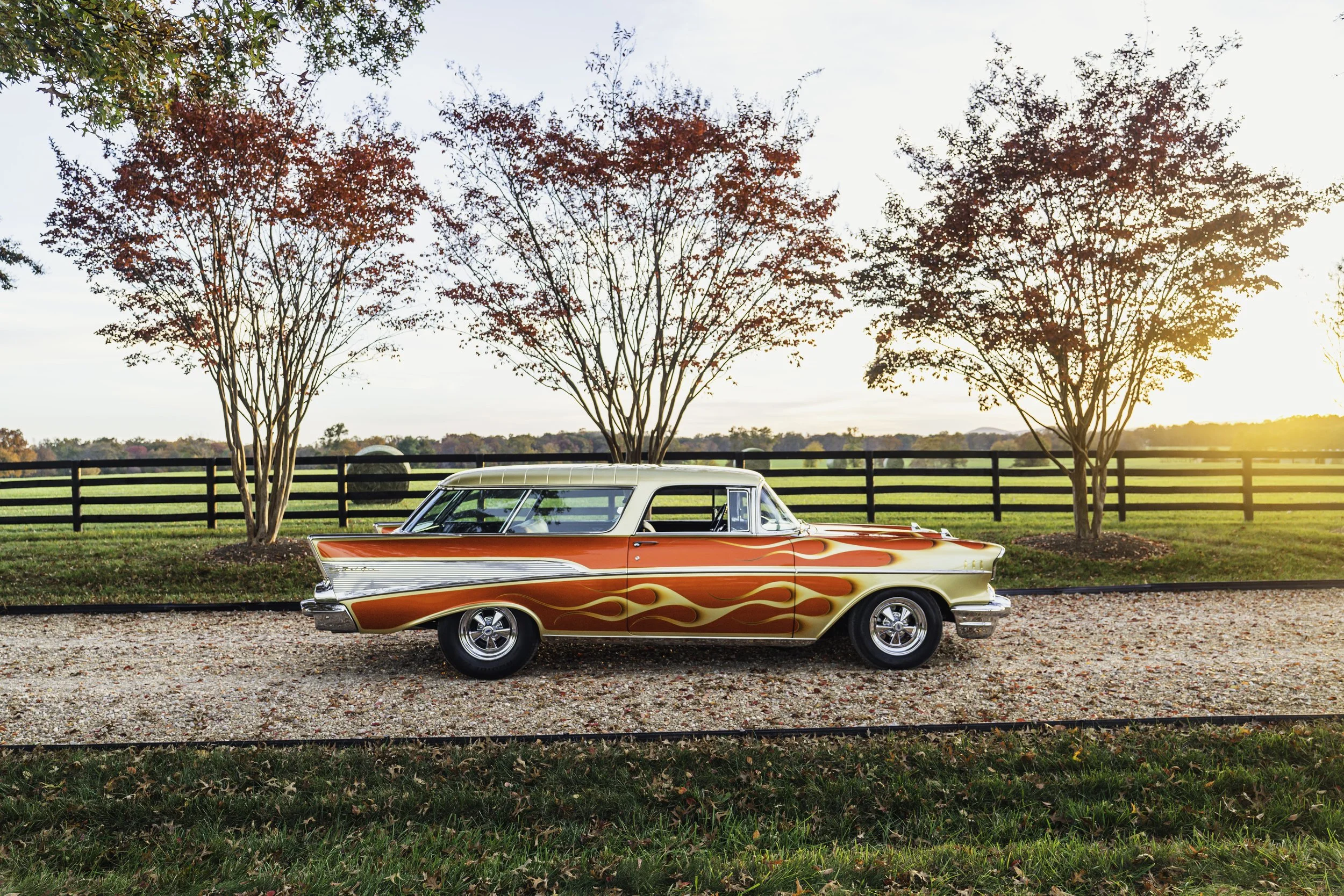 ローダンセマム 1957 Chevrolet Nomad - Orange 8518 — Callaway Classics - Classic